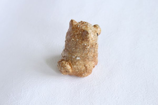 Photo6: Shiba inu dog Shigaraki pottery Japanese doll mame H7cm (6)
