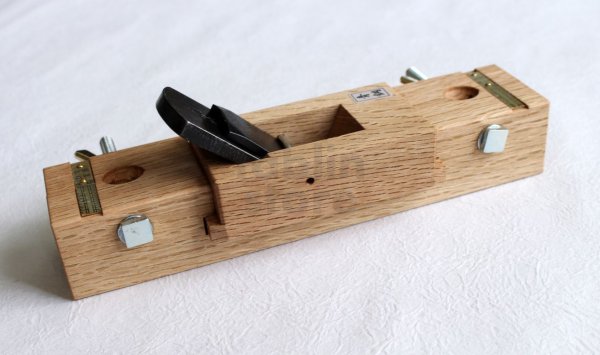 Photo5: Tsunesaburo Kaku Mentori kanna Chamfer Plane Shunran Blue 1 steel (5)