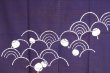 Photo6: Kyoto Noren SB Japanese batik door curtain Nami Wave navy blue 85cm x 150cm (6)