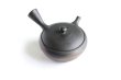 Photo8: Tokoname tea pot kyusu Gyokko pottery tea strainer YT yohen suji-line 110ml (8)