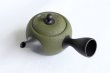 Photo6: Tokoname Japanese tea pot kyusu YT Shohou needle green 320ml (6)