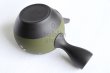 Photo3: Tokoname Japanese tea pot kyusu YT Shohou needle green 320ml (3)