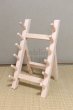 Photo10: Japanese wooden knife stand display holder tower rack for six knives (10)