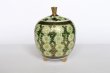 Photo6: Kutani Porcelain Japanese incense burner Kikuzume chrysanth H10cm (6)