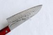 Photo2: Shigeki Tanaka VG10 17 layer Damascus Hand forged Santoku knife 165mm (2)