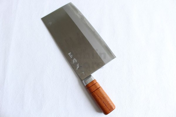 Photo12: Tsukiji Sugimoto Tokyo hamono carbon steel Chinese knife 220 x 110mm any type (12)