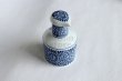 Photo10: Arita porcelain Japanese soy sauce pot bottle tako karakusa blue 200ml (10)