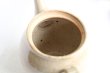 Photo8: Shigaraki pottery Japanese tea pot white glaze with stainless tea strainer (8)