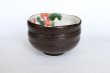 Photo2: Kutani matcha chawan Japanese tea ceremony bowl dojime camellia (2)