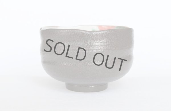 Photo7: Kutani matcha chawan Japanese tea ceremony bowl dojime camellia (7)