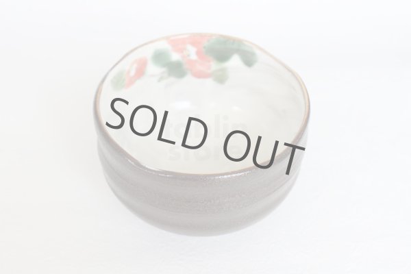 Photo11: Kutani matcha chawan Japanese tea ceremony bowl dojime camellia (11)