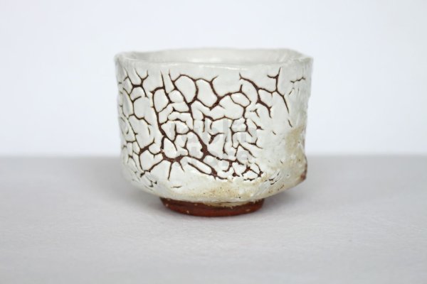 Photo4: Hagi ware Japanese pottery Sake cup shot kairaigi Kashun 100ml (4)