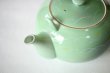 Photo5: Arita Porcelain sd Dobin Japanese tea pot sagano light green 650ml  (5)