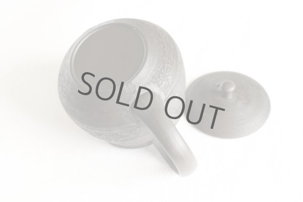 Photo6:  Tokoname Japanese tea pot Hokuryu ceramic tea strainer sendan black 280ml (6)