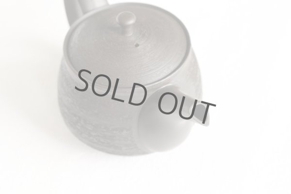 Photo5:  Tokoname Japanese tea pot Hokuryu ceramic tea strainer sendan black 280ml (5)
