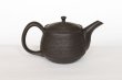 Photo4:  Tokoname Japanese tea pot Hokuryu ceramic tea strainer sendan black 280ml (4)
