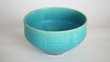 Photo3: Shigaraki pottery Japanese matcha tea ceremony bowl sd turquoise blue (3)