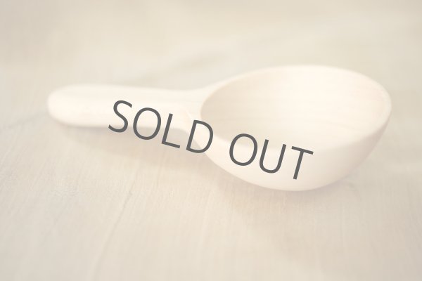 Photo2: Japanese green tea leaves wooden Maple spoon 8cm (2)