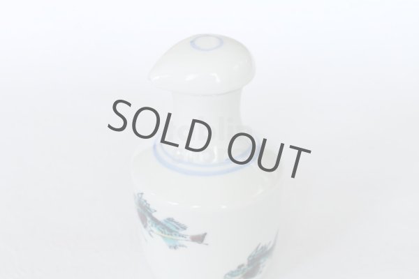 Photo4: Kutani Porcelain Soy Sauce Dispenser Bottle pot fish sushi white (4)