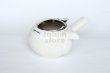 Photo6: Japanese ceramics Kyusu tea pot ZEROJAPAN white 400ml (6)