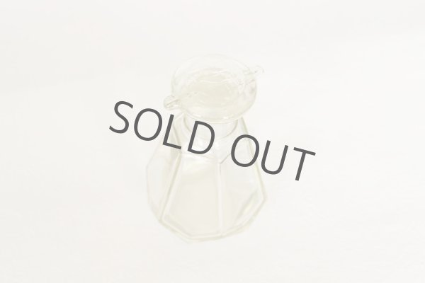 Photo9: Japanese Soy Sauce Dispenser Bottle Hirota glass tortoise shell old color 140ml (9)
