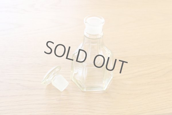 Photo2: Japanese Soy Sauce Dispenser Bottle Hirota glass sakura cherry old color 100ml (2)