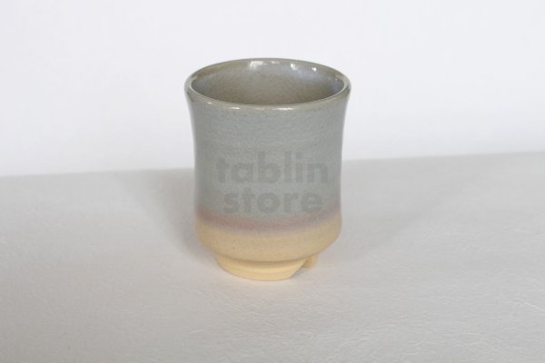 Photo2: Hagi ware Senryuzan climbing kiln Japanese tea cups yunomi gradation set of 2 (2)