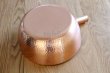 Photo5: Copper Yukihira Pan nabe Japanese lipped deep pot hammered for professional (5)
