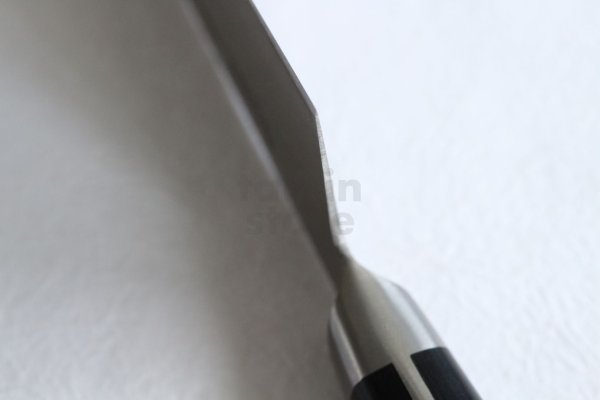 Photo5: Misono Sweeden Carbon Steel Japanese Knife FLOWER ENGRAVING Santoku any size (5)