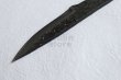 Photo6: Kanetsune Fixed Blade Knife white 1 steel kurouchi Hayashi 60mm (6)