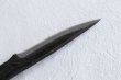 Photo4: Kanetsune Fixed Blade Knife white 1 steel kurouchi Hayashi 60mm (4)