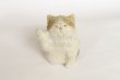 Photo12: Maneki neko lucky cat Shigaraki pottery Japanese doll L H10.5cm (12)