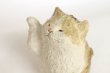 Photo1: Maneki neko lucky cat Shigaraki pottery Japanese doll L H10.5cm (1)