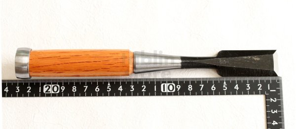 Photo10: Japanese nomi woodworking Chisel Koyama Blue 2 steel Totensho (10)