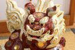 Photo11: Japanese Leo Shishi Dragon Lion dog Kutani Porcelain mori red H31cm Left (11)