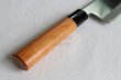 Photo6: Daisuke Nishida hand forged white 1 steel Polished Nakiri knife 175mm (6)