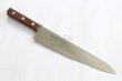 Photo11: Jikko Bessaku Die steel Japanese Chef's knife Gyuto Butcher Rosewood (11)
