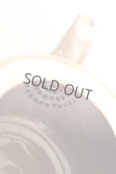 Photo3: Hagi ware Senryuzan climbing kiln Japanese tea pot kyusu 360ml (3)