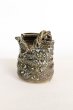Photo5: Shigaraki pottery Japanese small vase bidoro kabure H 100mm (5)