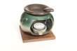 Photo6: Tokoname YT Japanese green tea aroma Tea Incense Burner Yamafusa leaf H8.4cm (6)