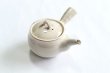 Photo1: Hagi ware Senryuzan climbing kiln Japanese tea pot kyusu marute 360ml (1)