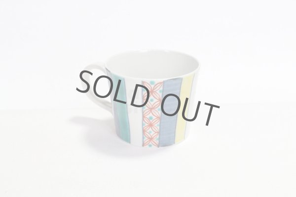 Photo8: Kutani Porcelain Japanese mug coffee tea cup komontogusa D 8.7cm (8)