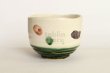Photo6: Mino yaki ware Japanese tea bowl Kobiki oribe chawan Matcha Green Tea (6)