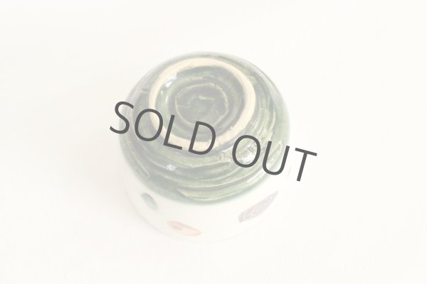 Photo8: Mino yaki ware Japanese tea bowl Kobiki oribe chawan Matcha Green Tea (8)