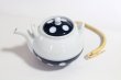 Photo13: Arita Porcelain sd Dobin Japanese tea pot polka dot navy blue 600ml  (13)