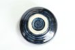 Photo4: Mino tea ceremony bowl matcha chawan YK pottery ai navy blue glaze kanejin (4)