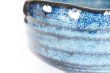 Photo8: Mino tea ceremony bowl matcha chawan YK pottery ai navy blue glaze kanejin (8)