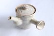 Photo12: Japanese tea pot cups set Hagi ware Hakuyu soroe pottery tea strainer 420ml (12)