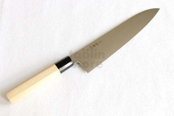Photo14: SAKAI TAKAYUKI Japanese knife Grand Chef BOHLER-UDDEHOLM Sweden steel HRC58 (14)