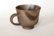 Photo5: Shigaraki ware Japanese pottery tea mug coffee cup ibushi haiyu 280ml (5)